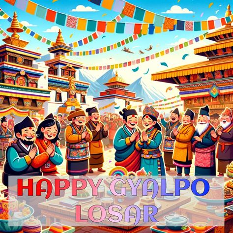 "Embracing the vibrant hues of Gyalpo Losar 🎉✨ Celebrate the rich tapestry of Nepal's heritage with us as we welcome the Tibetan New Year. From the colorful prayer flags to the joyful dances and traditional delicacies, let's usher in prosperity and harmony together. 🏔️🙏 #GyalpoLosar #TibetanNewYear #CulturalHeritage #NepalFestivals #NewBeginnings #DigitalWaveLab #FestivalVibes #UnityInDiversity" Losar Festival, Digital Wave, Unity In Diversity, Prayer Flags, Festival Vibes, New Beginnings, Nepal, This Is Us, Lab