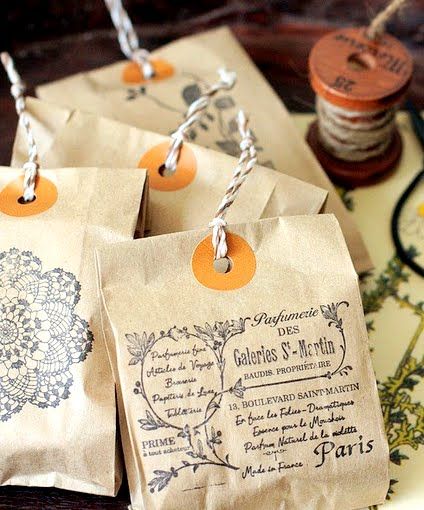 Great packaging idea!   Print any image or words onto a paper bag. Punch a hole. Add a ribbon or twine.    From Come Home Soap Brown Paper, Brown Paper Bags, Autumn Blessings, Print On Paper Bags, Brown Paper Packages, Bohol, Soap Packaging, Pretty Packaging, Brown Bags