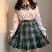 Hogwarts Dress, Girls Long Shorts, Skirts Plaid, Girl Uniform, School Uniform Outfits, School Uniform Fashion, High Waisted Pleated Skirt, Skirts Women, Pleated Skirts