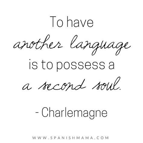 50 Inspiring Language Quotes for Language Learners - Spanish Mama Bilingual Quotes, Learning French For Kids, Spanglish Quotes, Learn Another Language, Language Quotes, Spanish Words, Learning Quotes, Learn Spanish, Different Words