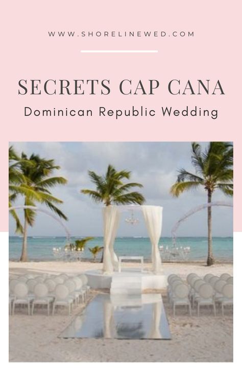 Want a Dominican Republic wedding at Secrets Cap Cana? See why the Secret Cap Cana Resort is at the top of our destination wedding ideas for Punta Cana. Secrets Cap Cana Wedding, Dominican Republic Wedding Venues, Secrets Cap Cana, Cap Cana Dominican Republic, Wedding Vow Renewal, Wedding Trivia, Wedding Resort, Dominican Republic Wedding, Destination Wedding Ideas