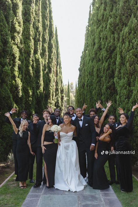 No Bridal Party, Black People Weddings, Engagement Photo Shoot Poses, Black And White Wedding Theme, Forest Theme Wedding, Dream Wedding Decorations, Caribbean Wedding, Future Wedding Plans, Dream Wedding Ideas Dresses