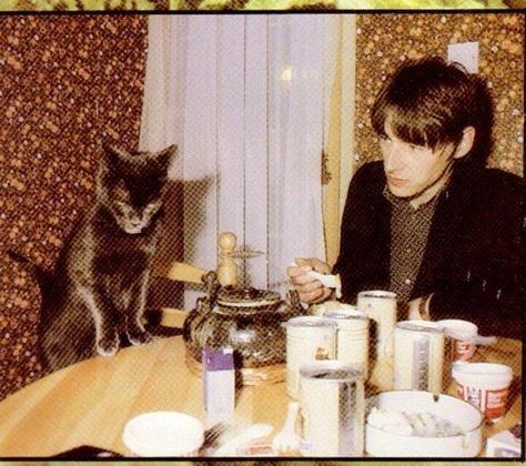 People With Cats, Photos Of Famous People, Rock Band Photos, Celebrities With Cats, Famous Cats, The Style Council, Style Council, Musician Photography, Paul Weller