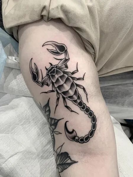 Scorpion Neotraditional Tattoo, American Old School Tattoo, Crocodile Tattoo, Ant Tattoo, Optical Illusion Tattoos, Illusion Tattoos, Lady Bug Tattoo, Tattoo Meanings, Scorpio Tattoo