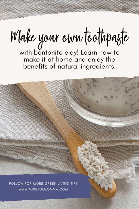 Take control of your oral health with this easy recipe for homemade toothpaste with bentonite clay. Learn how to make it at home and enjoy the benefits of natural ingredients! Clay Coconut, Homemade Toothpaste Recipe, Make Your Own Toothpaste, Toothpaste Recipe, Homemade Toothpaste, Bentonite Clay, How To Make Homemade, Take Control, Natural Essential Oils