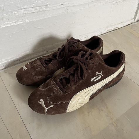 I might be biased but you should probably buy this on Depop 👍 https://depop.app.link/5a4pcqOb2yb Estilo Indie, Puma Suede, Shoe Inspo, Autumn Outfits, Aesthetic Shoes, Puma Sneakers, Brown Sneakers, Swag Shoes, Puma Women