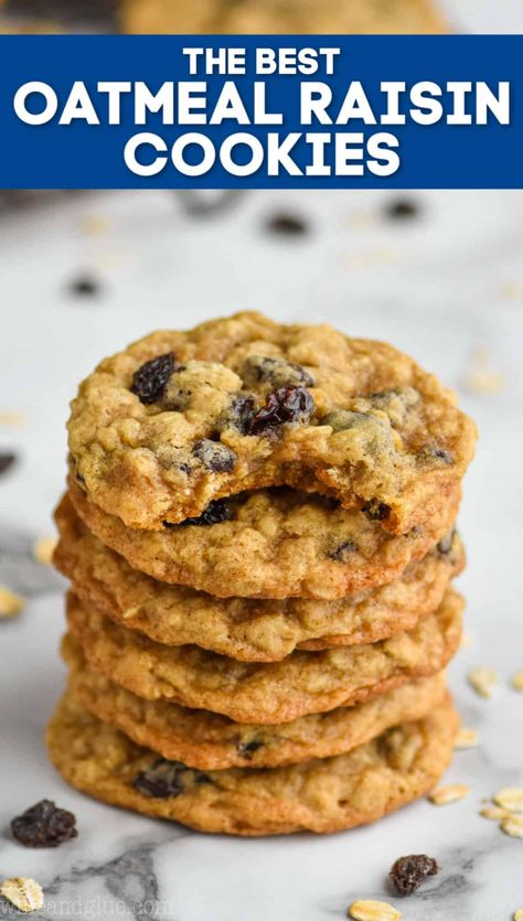 These Oatmeal Raisin Cookies are perfectly crisp on the outside and soft and chewy on the inside, exactly the way you would want them to be. Ultimate Oatmeal Raisin Cookies, Chewy Oatmeal Raisin Cookies Soft And, Chewy Oatmeal Cookies Raisin, Oatmeal Raisin Cookies Crunchy, Raisins Cookies Recipe, Oatmeal Raisin Cookies With Boiled Raisins, Best Oatmeal Raisin Cookies Recipe, Raisin Oatmeal Cookies Chewy, Simple Oatmeal Raisin Cookies