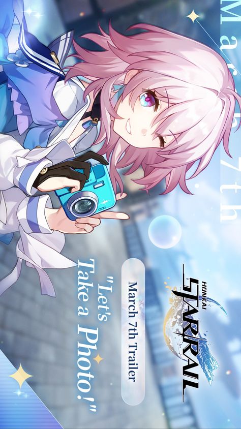 Honkai Star Rail March Seventh Honkai, Honkai Star Rail Stickers Png, March 7th Honkai Star Rail, March 7th Honkai, Honkai Star Rail Wallpaper Pc, March 7, Wallpaper Pc, Game Character, How To Take Photos