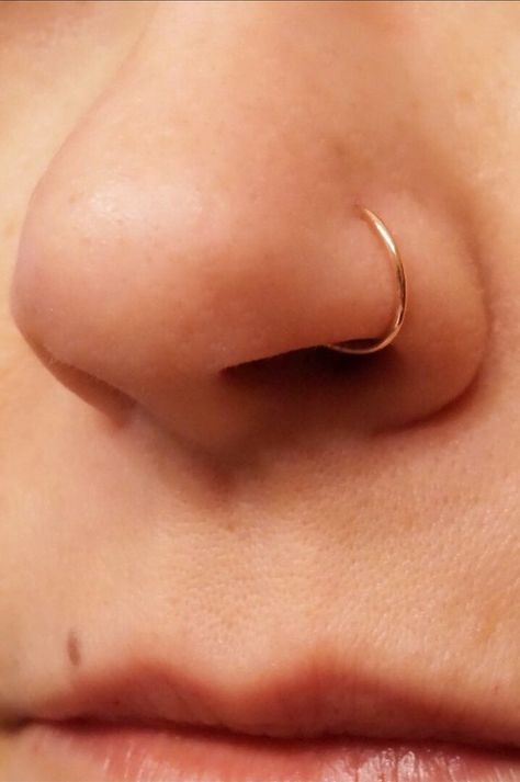 Gold Nose Piercing, Black Nose Ring, Rose Gold Nose Ring, Hoop Nose Ring, Gold Nose Hoop, Nose Piercing Hoop, Helix Piercings, Septum Piercings, Piercing Septum