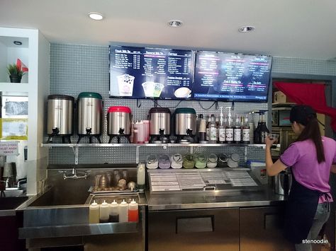 Bubble Tea Counter Design, Bubble Tea Design Shops, Small Boba Tea Shop Interior Design, Boba Shop Layout, Boba Tea Shop Design, Small Boba Shop, Boba Shop Design, Bubble Tea Shop Design Interior, Boba Tea Shop Interior Design