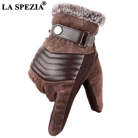 LA SPEZIA Brown Mens Leather Gloves Real Pigskin Russia Winter Gloves Warm Thick Driving Skiing Men's Gloves Guantes Luvas Check more at https://starredmall.com/shop/la-spezia-brown-mens-leather-gloves-real-pigskin-russia-winter-gloves-warm-thick-driving-skiing-mens-gloves-guantes-luvas/ Mens Leather Gloves, Russia Winter, Leather Gloves Winter, Winter Driving, Brown Gloves, Men's Gloves, Tactical Gloves, Brown Fur, Winter Cold