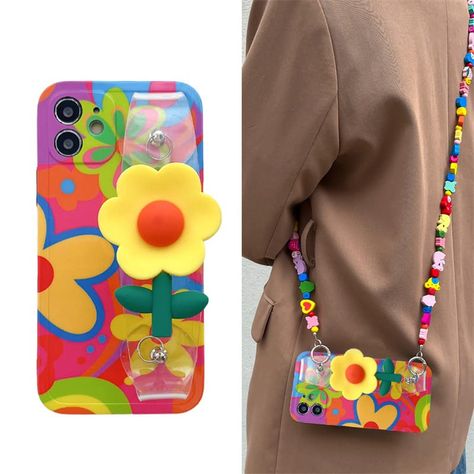 E Book Reader, Wrist Band, Painting Flowers, Flowers Design, Flower Doodles, Silicone Phone Case, Summer Floral, Cute Kawaii, Neck Strap