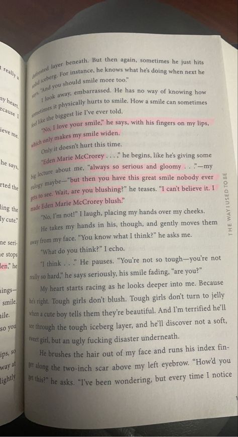 The Way I Used To Be Annotations, The Way I Used To Be Book Aesthetic Eden, Eden And Josh The Way I Used To Be, The Way I Used To Be Quotes, The Way I Used To Be Book Quotes Amber Smith, The Way I Used To Be Aesthetic, The Way I Used To Be Book Quotes, The Way I Used To Be, The Way I Used To Be Book Aesthetic