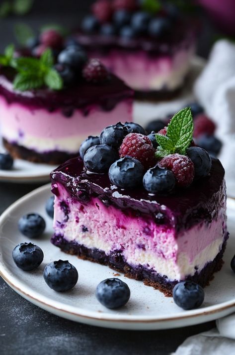 Indulge in our simple, irresistible blueberry dessert recipes! Satisfy your sweet tooth with these easy, delicious treats. #BlueberryDesserts #SweetTooth #EasyBaking #DessertLovers Blueberry Yaya Dessert, Blueberry Preserves Desserts, Blue Berries Recipes, Pretty Desserts Aesthetic, Vegan Blueberry Cake, Blueberry Dessert Recipes, Blackberry Dessert Recipes, Spring Dessert Ideas, Blueberries Recipes