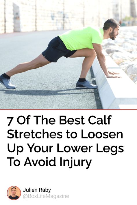 The calf muscles are often underestimated but play a crucial role in our everyday movements. Here are the 7 best stretches to loosen up your calves and avoid injury Stretches For Tight Calves, Stretches For Athletes, Best Calf Stretches, Stretch Calf Muscles, Soleus Muscle, Gastrocnemius Muscle, Best Creatine, Calf Strain, Calf Injury