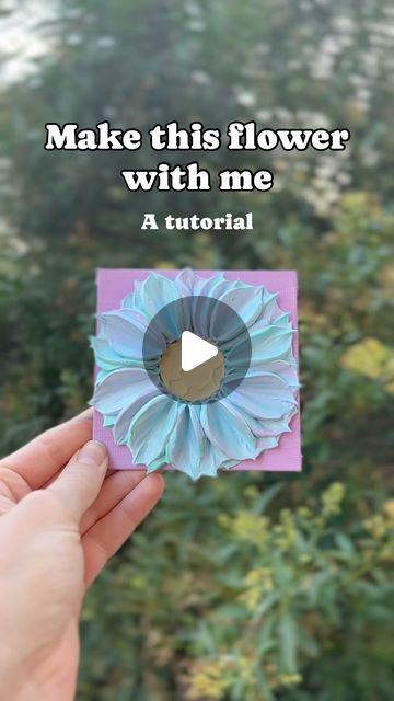 Textured Flower Art | Chinaya on Instagram: "New tutorial alert 🥰  My fave thing about this tutorial is the mix of colours in the paste to give the flower a bit more colour and difference in its finished look.  I hope you enjoy and give it a go ✨   P.s. I love seeing what you create so please tag me so I can let you know what an amazing job you’ve done 💕  #tutorial #guide #texturedart #artwork #floralart #wallart #painting #artist #art #texturedpainting" How To Do Clay Art, 3d Painting Tutorial, Textured Paste Art, Texture Art Flowers, Textured Art Flowers, Easy Texture Art, Textured Canvas Art Diy Tutorials, 3d Flower Painting, Flower Painting Videos