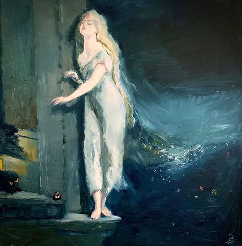 Vanessa Stockard on Instagram: “( after Maximilian Pirner) I’ve been a bit of a sleepwalker most of my life .. I thought you were supposed to grow out of it. Sometimes I…” Vanessa Stockard, Black Cat Painting, Amazing Paintings, Phone Wallpaper Patterns, Classical Art, Cat Painting, Grow Out, Illustrations And Posters, Life I