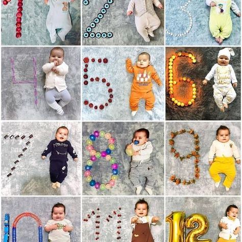 Baby Monthsary Photo Ideas, Tag A Friend, Baby Photoshoot, Baby Outfits, Baby Month By Month, New Ideas