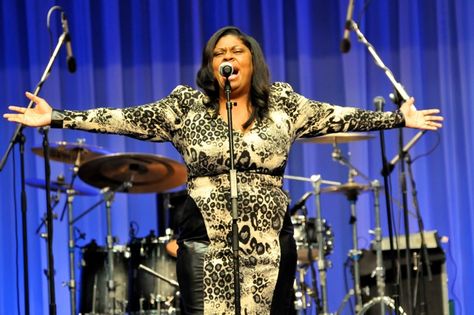 Kim Burrell Kim Burrell, Music Vibe, Praise Dance, Gospel Singer, Gospel Music, The Gospel, The Culture, Sweater Dress, Musical