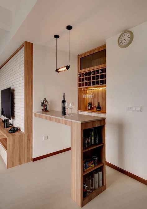 Small House Bar Design, Small Minibar Ideas, Modern Mini Bar Ideas Small Spaces, Mini Kitchen Bar Ideas, Diy Bar At Home, Small House Bar Ideas, Home Bar Counter Design Small Spaces, Wine Area Ideas Small Spaces, Counter Bar Kitchen Small Spaces