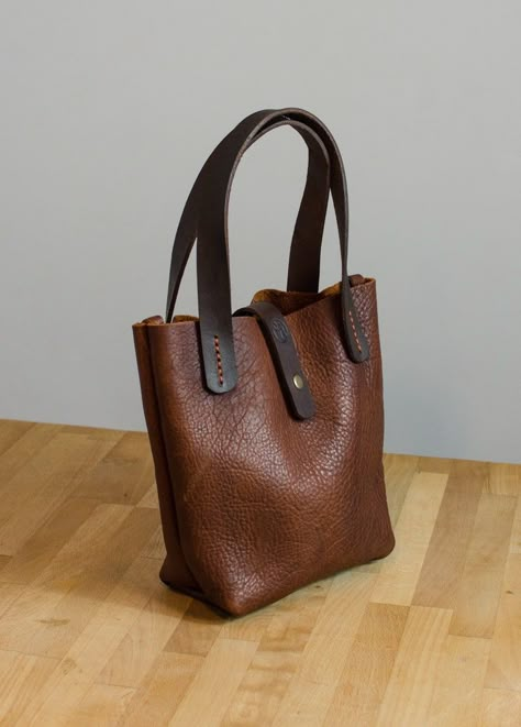 Leather Bag Leather Handbag Handmade Leather Bag Brown - Etsy UK Leather Handbags Handmade, Handmade Leather Bag, Bison Leather, Small Leather Bag, Purse Handmade, Bags Leather Handbags, Brown Leather Handbags, Brown Leather Totes, Top Handle Bags