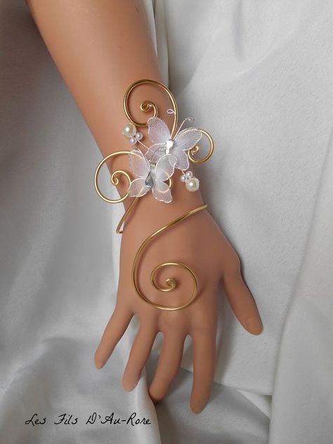 Arm Cuff Jewelry, Arm Jewelry, Cuff Jewelry, Wrist Corsage, Arm Cuff, Handmade Wire Jewelry, Stone Pendant Necklace, Fancy Jewelry, Hand Jewelry