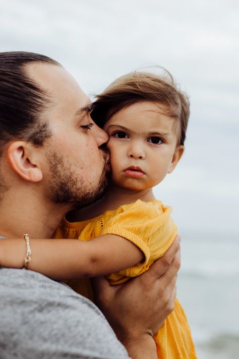 Family Session at the Beach- Rustic Folk Weddings- Britt and Bean Photography #kidsfashion #babygirl #family #familygoals #familyphotos #dadanddaughter #dads #babygirlfashion Bean Photography, Romantic Settings, Folk Wedding, Beach Session, Beautiful Beach Wedding, Beach Family Photos, Beach Images, Intimate Ceremony, Let Your Hair Down