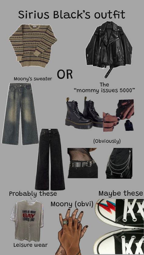 Cryptidcore Outfit, Twilight Outfits, Mood Clothes, All The Young Dudes, Sirius Black, Simple Trendy Outfits, The Marauders, Edgy Outfits