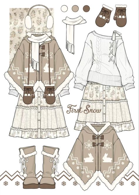 Love Nikki Male Outfits, Cozy Outfit Drawing, Winter Clothes Drawing Reference, Drawing Outfits Ideas, Anime Winter Clothes, Dnd Clothing Design, Winter Clothes Drawing, Pajamas Drawing, Fashion Drawing Sketches