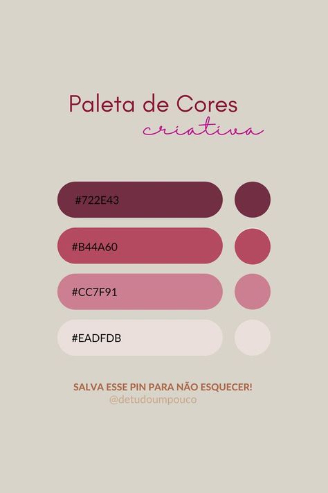 Paleta de cores tons neutros. #psicologiadascores #tonsneutros #paletadecores #colorpallete #instagram #paletadecoresinstagram #criativas #marketingdeconteudo Palettes Color, Color Design Inspiration, Page Layout Design, Hex Color Palette, Canva Tutorial, Instagram Feed Inspiration, Instagram Nails, Color Palette Design, Hex Colors