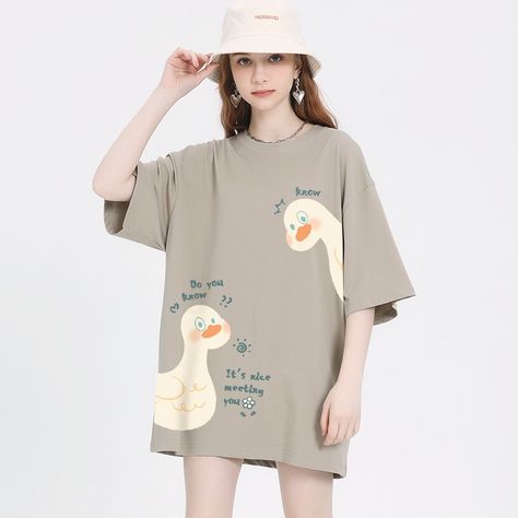 Summer vibes with the cutest duck print T-shirt 🌞🦆💖 Elevate your style and grab yours now! ✨ Embrace summer in sweet girl style with this three-dimensional lace t-shirt! 🌸💖 Get yours now and stand out in the crowd! ✨ 🛒Now Buy:https://bit.ly/45QFIzz ❤10% OFF Coupon: kawaii10off 📦Free worldwide shipping📦 Tags: #kawaii #kawaiigirl #kawaiiart #kawaiifashion #kawaiiaesthetic #kawaiidesu #kawaiistyle #kawaiicosplay #kawaiioftheday #kawaiicute #kawaiigoth #kawaiishop #kawaiistore #softgirlaes... Mori Girl Aesthetic, Hat Aesthetic, Duck Print, Duck Cartoon, Japanese Harajuku, Kawaii Dress, Maid Dress, Mori Girl, Crop Top Blouse