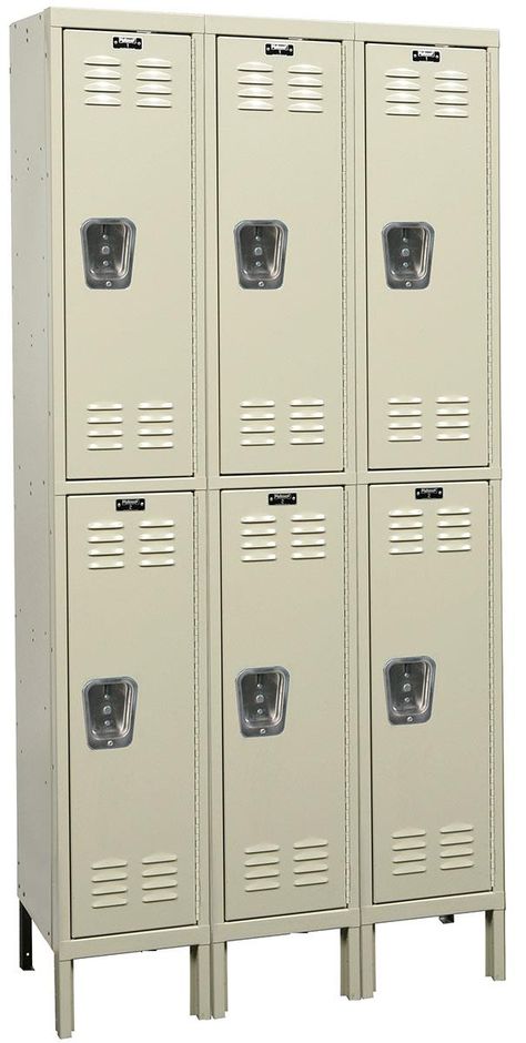 Steel Lockers | Powder Coated Beige Finish 2023 Friends, Tactical Camping, House Of Night, Locker Designs, School Storage, Industrial Style Home, Steel Locker, Metal Cabinet, Facilities Maintenance