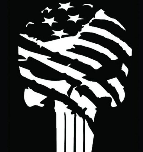 Punisher Vinyl, Punisher Flag, Skull Flag, American Flag Decal, Van Wall, Skull Decal, Distressed American Flag, Punisher Skull, The Punisher