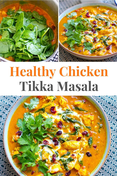 Chicken Tikka Masala Recipes Healthy, Gluten Free Chicken Tikka Masala, Keto Chicken Tikka Masala, Healthy Tikka Masala, Low Calorie Chicken Tikka Masala, Chicken Tikka Masala Dairy Free, Lower Carb Meals, Chicken Pumpkin, Lamb Curry