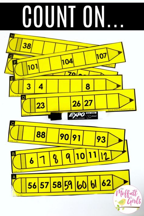 Number Order Activities, Task Bins, Kindergarten Mathematics, Math Centres, Counting Practice, Math Enrichment, Math Rotations, Kids Math, Math Number Sense