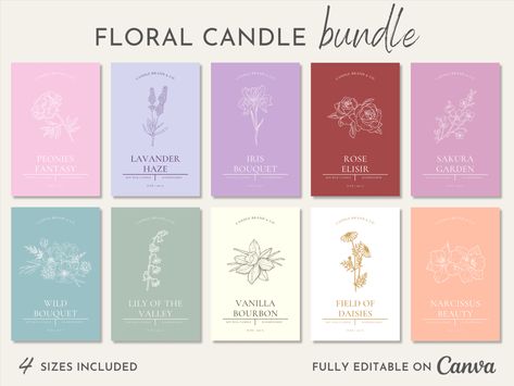 Free Candle Labels Printables, Scented Candles Labels, Candle Labels Ideas Free Printable, Candle Label Design Free Printable, Candle Labels Ideas, Free Candle Labels, Labels For Candles, Candle Website, Homemade Xmas Gifts