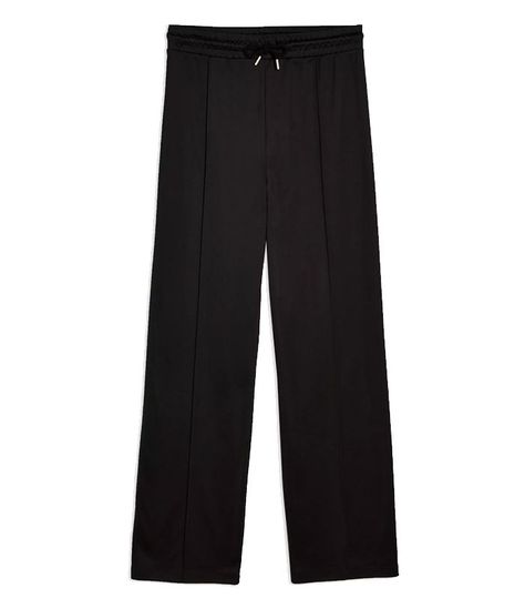 Topshop Black Slim Straight Joggers Straight Joggers, Timeless Basics, Closet Essentials, Leather Shirt, High Fashion Street Style, Basic Style, Who What Wear, Shopping List, Topshop