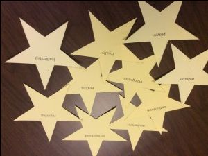 Star words: A spiritual practice for Epiphany Epiphany Crafts, Worship Ideas, Advent Decorations, Jesus Birthday, Faith Formation, Church Activities, Pass Out, Star Words, Church Decor