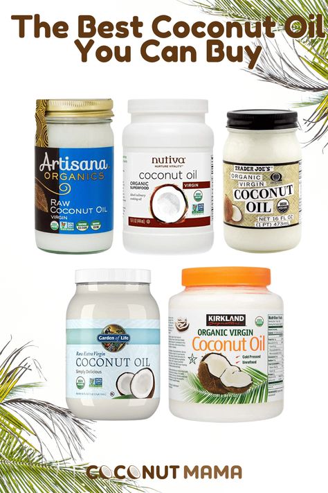 What is the best coconut oil you can buy? Whether you are looking for unrefined coconut oil or organic coconut oil let me share some of the best pure coconut oil to shop for at your grocery store or organic food store. Nutiva Coconut Oil, Best Coconut Milk, Coconut Oil Brands, Liquid Coconut Oil, Best Coconut Oil, Cold Pressed Coconut Oil, Organic Food Store, Coconut Oil Skin Care, Refined Coconut Oil