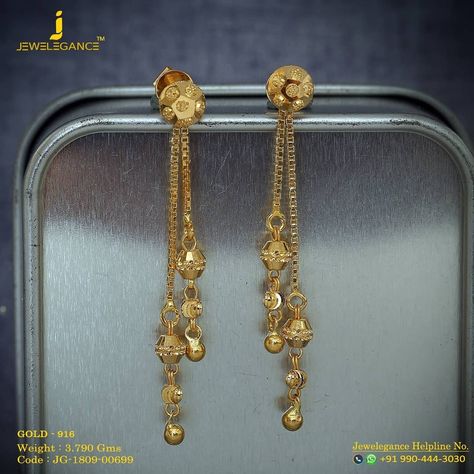 It's Monday Time To Sparkle  And Shine !" Get in touch with us on +919904443030 #myjewelegance #realdiamond #gold916 #love Most Expensive Jewelry, Gold Jewelry Prom, Gold Jhumka Earrings, Buy Gold Jewelry, Gold Mangalsutra Designs, It's Monday, Wedding Jewellery Collection, Earring Designs, Gold Ring Designs