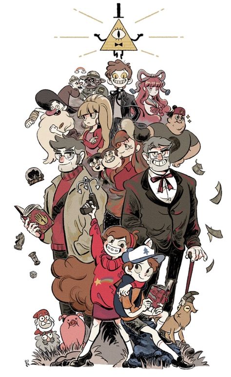 Gravity Falls Fanart Comics, Anime Gravity Falls, Monster Falls, Gravity Fall, Desenhos Gravity Falls, Gravity Falls Au, Gravity Falls Fan Art, Dipper And Mabel, Gravity Falls Comics