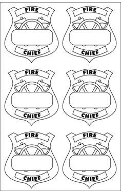 Serendipitous Discovery: Community Helpers Theme Fire Safety Kindergarten Activities Free, Fire Man Craft Preschool, Community Helpers Firefighters Preschool, Community Helpers Daycare Crafts, Community Helper Craft Preschool, Community Helper Name Craft, Firefighter Badge Printable, Firefighter Community Helper Activities, Fire Truck Ideas For Preschool