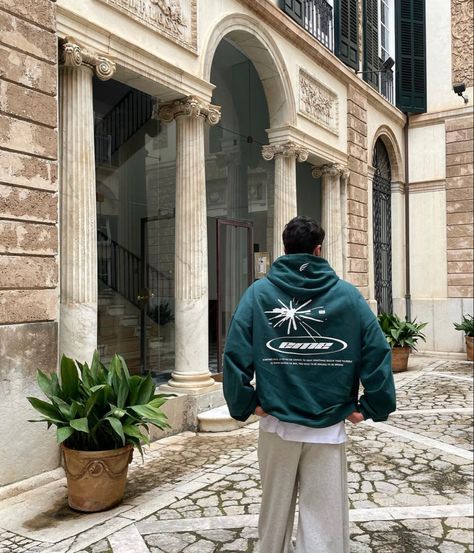 Big Hoodie Outfit Men, Oversized Hoodie Outfit Men, Green Hoodie Outfit, Outfit Idea For Men, Hoodie Outfit Aesthetic, Oversized Hoodie Outfit, Aesthetic Club, Millionaire Business, Masc Fits