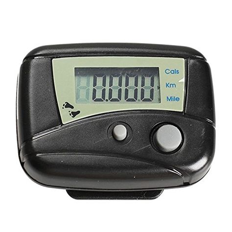 LCD Run Step Pedometer Walking Distance Calorie Counter Passometer Black Blue Screen LLC -- More info could be found at the image url. Calorie Tracker, Step Counter, Calorie Counter, Fishing Accessories, Belt Clip, Sports Gifts, No Equipment Workout, How To Stay Healthy, Outdoor Sports