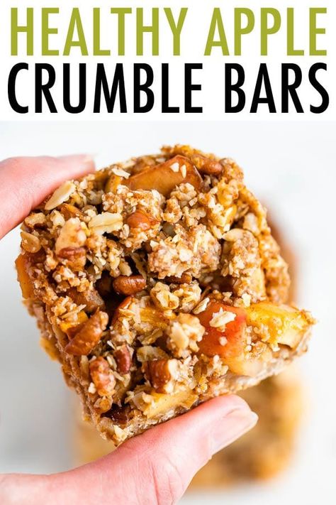 Apple Crust, Healthy Crumble, Paleo Apple Crisp, Oatmeal Crumble Topping, Gluten Free Apple Crumble, Chocolate Covered Banana Bites, Apple Crumble Bars, Healthy Apple Crumble, Oatmeal Crumble