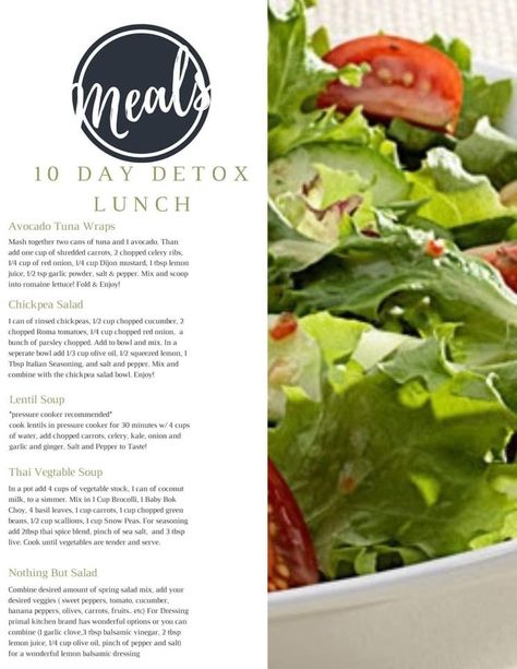 Thrive Le-vel Recipes Meals, Thrive Le-vel, Detox Lunch, Detox Meals, 10 Day Detox Diet, Thrive Diet, 10 Day Detox, Detox Meal Plan, Thrive Recipes