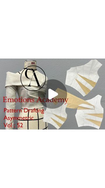 One Shoulder Pattern Drafting, Drop Shoulder Pattern Drafting, Cold Shoulder Pattern Drafting, Drape Dress Pattern Drafting, Drape Top Pattern, Off Shoulder Pattern Drafting, Basic Bodice Draping, Pattern Draping, Big Shoulders