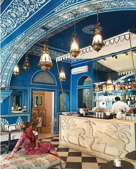 A Look at the 11 Best Interiors of the Week, From Jaipur to Havana Bar Palladio, Box Trolls, City Palace Jaipur, Heritage Hotel, Trendy Bar, Home Goods Store, Pink City, Hotel Lobby, Best Interior Design