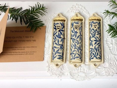 Mezuzah, Mezuzah Case, Jewish Art, Jewish Artist, Judaica, Judaica Art, Judaica Artist Ceramic Mezuzah Handmade, Jewish Ceramics, Jewish Crafts, Jewish Home, Jewish Heritage, Judaica Art, Jewish Art, Diy Pottery, Jewish Wedding