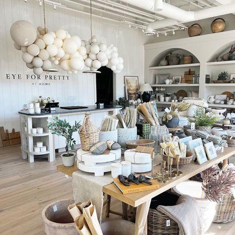 Opening Store Ideas, Opening Retail Store, Retail Space Design Shop Interiors, Narrow Retail Store Layout, Retail Store Grand Opening Ideas, Home Decor Store Display Shop Interiors, Home Decor Shop Display, Modern Farmhouse Retail Store, Home Decor Retail Store